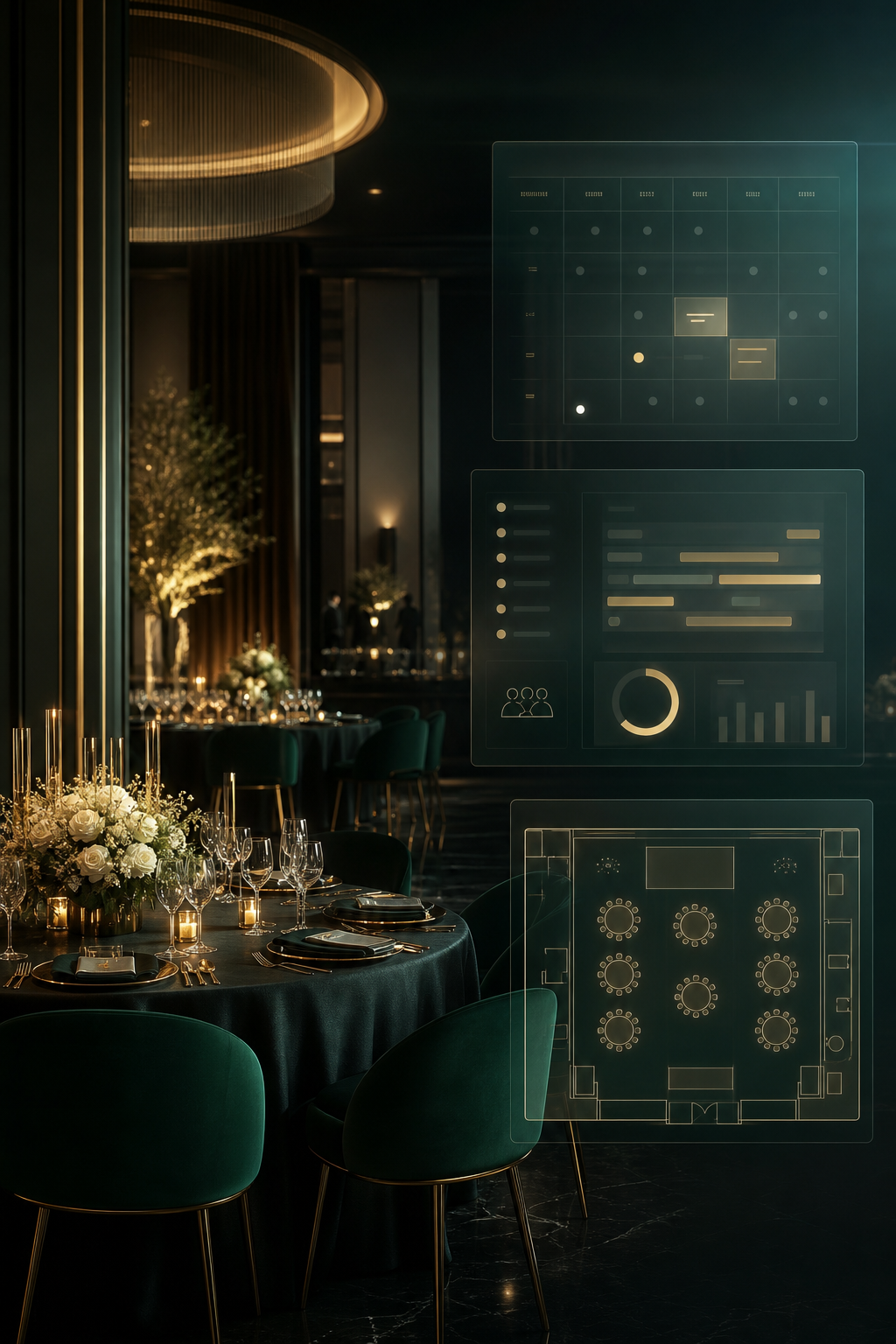 Premium event reservation dashboard